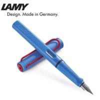 ราคา ของแท้ % Lamy Safari Fountain Pen Blue Red Clip Limited Edition (721162818)
