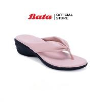 ราคา Bata บาจา รองเท้าลำลองแฟชั่น แบบหูหนีบ สวมใส่ง่ายไม่ลื่น น้ำหนักเบา ส้นสูง 1 นิ้ว สำหรับผู้หญิง รุ่น Brithny สีชมพู 6715151 (18007635613)