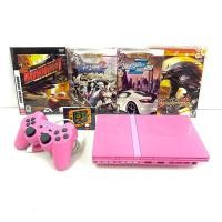ราคา PS2 Slim Console Pink SCPH-77000PK Sony PlayStation 2 สีชมพูสภาพสวย 95% (28658206866)
