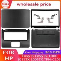 ราคา แล็ปท็อปใหม่สําหรับ HP Envy 6 Envy 6-1000 1015TX 1005TX TPN-C103 ด้านหน้า Bezel Palmrest ด้านล่างกรณี 692382-001 686591-001 เปลี่ยนอุปกรณ์เสริมแล็ปท็อป (51406381230)