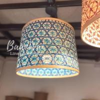 ราคา บ้านหวาย-โคมไฟไม้ไผ่ ลายพิกุล ทรงกระบอก (29406445897)