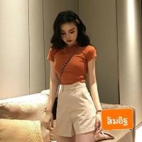 ราคา เสื้อยืดเข้ารูป เสื้อยืดเกาหลี (5460288118)
