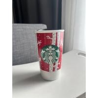 ราคา แก้ว Starbucks Double Wall Ceramic Travel Mug Cup - 12 Oz. Christmas (40712272523)