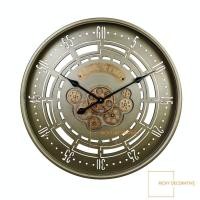 ราคา นาฬิกาตกแต่งบ้าน ฟันเฟืองหมุนแบบแขวนผนัง GEAR wall clock SPIN TIME (24608081291)