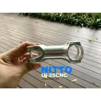 ราคา NITTO รุ่น UI-25CNC สเต็มคอแฮนด์จักรยาน สำหรับคอหนีบ 1-1/8 สีเงิน เงาๆ งาน CNC (18633463108)