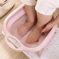 ราคา อ่างแช่เท้า กะละมังแช่เท้า Footbath Barrel พับเก็บได้ Footbath โฟมนวดถังพลาสติก แบบพกพาได้สะดวก -มีพร้อมส่ง- (6031979262)