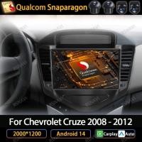 ราคา Android 14 Carplay Auto For Chevrolet Cruze J300 2008 - 2014 Car Radio Multimedia Video Player Navi (55706791817)