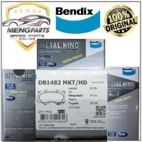 ราคา % BENDIX METAL KING TITANIUM TOYOTA HILUX REVO GUN125,GUN126 2.4,2.8 ดิสก์เบรกหน้า DB1482MKT/HD (45558490448)