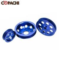 ราคา 1Set Light Weight Aluminum Crankshaft Pulley 180SX 200SX SR20 for Nissan 180 200 S13 S14 2.0L (53006087755)
