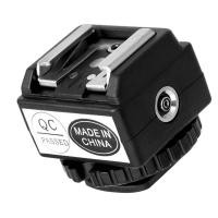 ราคา Muswanna-TH กล้องแฟลช Light Mount Hot Shoe Adapter Extension Bracket พร้อม PC Sync Port Universal Adapte สำหรับกล้อง DSLR Mirrorless IM20 IM30 โครงสร้างโลหะทนทานติดตั้งง่าย (46006739031)