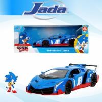 ราคา Jada - Sonic Lamborghini 1:24 253255082 + 8 Years Diecast with Sonic Figure Included (40976687934)