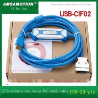 ราคา ❤ (จัดส่งฟรี)✖♢ เหมาะสำหรับ Omron PLC การเขียนโปรแกรมสายสื่อสาร Cpm1a/2A/200Hs Series Usb-Cif02 (40355650641)