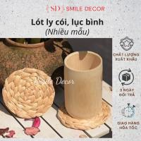 ราคา ที่รองแก้ว แผ่นรองแจกันดอกไม้กก Smile Decor ผักตบชวาสําหรับตกแต่งการถ่ายภาพ (40763102354)