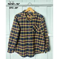 ราคา Global work เสื้อเชิ๊ตลายสก๊อตมือสอง (49857926870)