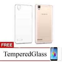 ราคา เคสสําหรับ Oppo R7 Plus - ใส + ฟรีกระจกนิรภัย - เคสนิ่มบางเฉียบ (41020750335)