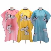 ราคา ผ้าคลุมตัดผม ลายการ์ตูน กันน้ำ กันเลอะ กันเศษผม เสื้อคลุมตัดผมสำหรับร้านเสริมสวย บาร์เบอร์ (43422680916)