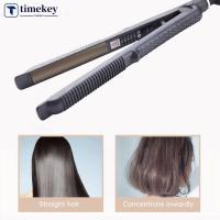 ราคา TME US/EU/UK Plug 2-in-1 Hair Straightener Curler Mini เหล็กแบนสําหรับ Bangs แบบพกพาขนาดเล็ก Wavy Curls ความร้อนทันที Curl Ends ผมเครื่องมือ (42411563489)