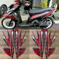 ราคา MERAH Striping สติ๊กเกอร์รายการร่างกาย Honda Vario คาร์บูเรเตอร์ 08 2008 สีแดง สีดํา คุณภาพมาตรฐาน รายการร่างกาย Vario (45955194715)