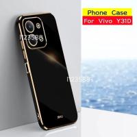 ราคา สําหรับVivo Y31d 4G 2026 สําหรับVivo Y31 d Y31D VivoY31d Y31d Y31 VivoY31 5G 4Gเคสโทรศัพท์หรูหราเนื้อเรียบElectroplatedหรูหราชุบขอบตรงนุ่มTPUปกหลัง (43178618010)