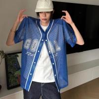 ราคา เสื้อเบสบอลแขนสั้นสไตล์ย้อนยุคฮันลูสำหรับผู้ชาย (40963211469)