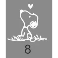 ราคา สติ๊กเกอร์ตัด - สติ๊กเกอร์ Snoopy 25x20cm (27180521296)