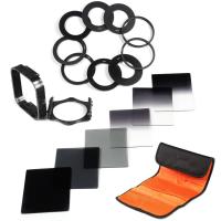 ราคา Full Graduated Color ND2 4 8 ND Filter Set + Adapter Ring + Holder For Cokin P (8727486022)