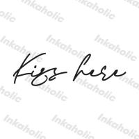 ราคา Inka Kiss Here Tattoo - สติ๊กเกอร์รอยสักชั่วคราว 9cmx2cm สวยเท่ กันน้ํา ติดทนนาน (29338770257)