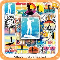 ราคา ส่งไว 50แบบ สติกเกอร์ กีฬาทางน้ำ บอร์ดยืนพาย water sport SUP stand-up paddle board Sticker (49158261300)