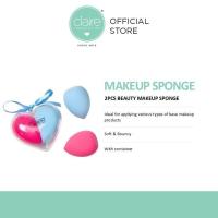 ราคา (ใหม่) Claire Organics Beauty Makeup Sponge Blender Foundation Base Blender Sponge (54706675855)