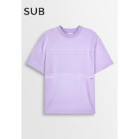 ราคา SUB Men เสื้อยืดโอเวอร์ไซส์แขนสั้น - สีม่วง - 410323 / เสื้อเชิ้ตแขนสั้นโอเวอร์ไซส์ผู้ชาย - Ungu (44255836746)
