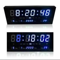 ราคา นาฬิกาดิจิตอล LED DIGITAL CLOCK แขวนผนัง LED ตัวเลขสีฟ้า JH3615 (2110507109)