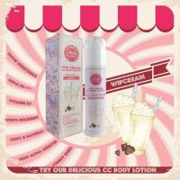 ราคา ⚡พร้อมส่ง⚡ซีซีครีมทาตัว Baby Kiss Wip Cream CC Body Lotion กันแดด SPF45 กันน้ำ กันเหงื่อ ไม่ติดขน ผิวขาวธรรมชาติ (1115989123)