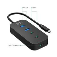 ราคา Aukey CB-C48 USB C HUB 3.0 5 พอร์ต Hub Splitter Cable Adapter MacBook (28115843073)