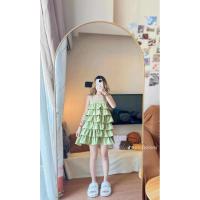 ราคา เดรสสายเดี่ยว สีเขียวพาสเทล มือ2 ใส่ครั้งเดียว (26203560414)