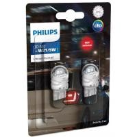 ราคา PHILIPS 12V T20 21/5W LED RED สีแดง หลอดไฟท้ายแบบเสียบ 2 จุด ฟิลิปส์ (1 แพ๊ค มี 2 หลอด)#หลอดไฟท้าย HONDA FREED (23345306544)