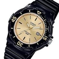 ราคา Win Watch Shop นาฬิกา Casio รุ่น LRW200H9E นาฬิกาผู้หญิง สายเรซิ่นสีดำ หน้าปัดทอง ตัวใหม่ล่าสุด (9854443383)