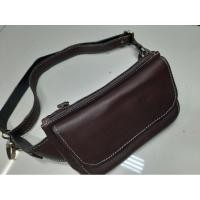 ราคา กระเป๋าคาดเอวหนังชามัวเเท้ 100% (3663748423)