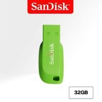 ราคา SanDisk Flash Drive CRUZER BLADE USB2.0 32GB Green (SDCZ50C_032G_B35GE) แฟลชไดรฟ์ เก็บข้อมูล (2612418494)