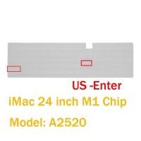 ราคา แป้นพิมพ์ซิลิโคน ใสTPU for Apple Magic Keyboard A2520 ซิลิโคนคีย์บอร์ด สําหรับ Apple iMac 24” silicone keyboard cover (26203243795)