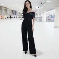 ราคา กางเกงขาบานเอวสูง ผ้าฮานาโกะเก็บทรง ใส่สวยดูหุ่นดีมากๆ (2073376732)