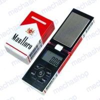 ราคา เครื่องชั่งดิจิตอล เครื่องชั่งพกพา (ขนาดเท่าซองบุหรี่มาโบโร่แดง) ยี่ห้อ manlloro (2827216804)