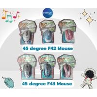 ราคา [clearance!!] 45 Degree F42/F43 Mouse USB 800DPI เมาส์ เมาส์มีสาย เมาส์USB - HITECHubon (11199821161)