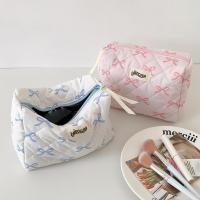 ราคา Sweet Girls Bow กระเป๋าเครื่องสําอางผ้ากระเป๋าแต่งหน้าแบบพกพากระเป๋าแป้งกระเป๋า Simple S8d0 (27994628242)
