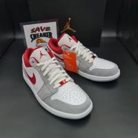 ราคา สินค้าใหม่ พร้อมส่ง Nike Air Jordan 1 Low "Light Smoke Grey Gym Red" (13035612605)