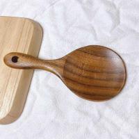 ราคา C Scoop Paddle Utensils Spoon Tableware Rice Rice Kitchen Spoon Big Kitchen Wood Serving Ladle Spoo (50603065123)