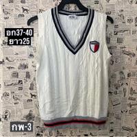 ราคา Adidas เสื้อกั๊ก ไหมพรม คอวี สีขาว งานแท้ สภาพสวย 37-40 ยาว 25" (19692590632)