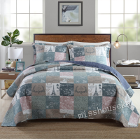ราคา ผ้าคลุมเตียงวินเทจ ขนาด 7-8 ฟุต ผืนใหญ่ cotton100% ผ้าฝ้าย (4471481178)