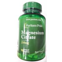 ราคา Puritan Magnesium Citrate 210 mg 90 Caplets แมกนีเซียมซิเตรต (5861993773)
