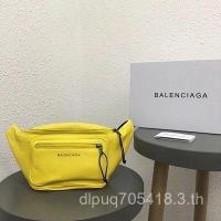 ราคา Balenciaga กระเป๋าคาดเอวหนังแกะเต็มตัว สไตล์ใหม่ สีเหลืองสดใส (51908017678)