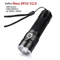 ราคา Sofirn SP33 ไฟฉาย LED 18650 XPL พลังงานสูง ไฟฉายทรงพลัง 26650 รอบการตั้งแคมป์ กันน้ํา โดย 18650 (1137313576)